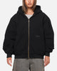 Carre Sherpa Lined Zip Hoodie Black