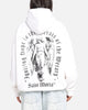 Saint Morta Weiry Hearts Boxy Hoodie White