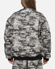 Carre Camo Bomber Jacket Black Camo