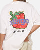 X-Large Strawberry Gorilla T-Shirt White