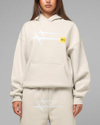 Loiter Hybrid Hoodie Stone