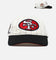 Pro Standard San Francisco 49ers Pinstripe Classic Dad Hat Strapback Eggshell/Yellow