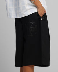 Loiter Chopper Baggy Shorts Black