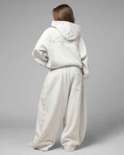 Loiter Pearl Zip Hoodie Off White