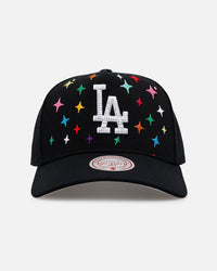 Mitchell & Ness Los Angeles Dodgers 'Rhinestone Luxury' Pro Pinch Snapback Black