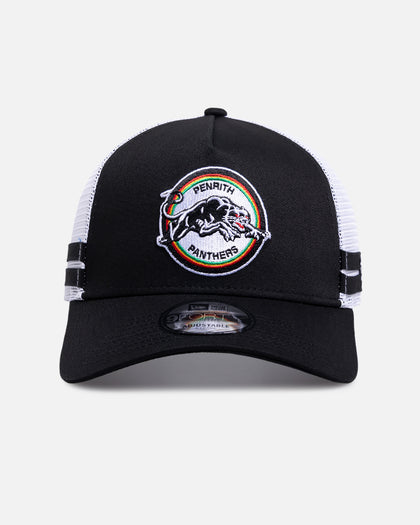 New Era Penrith Panthers 'NRL 26 Retro Trucker' 9FORTY A-Frame Snapback Original Team Colours