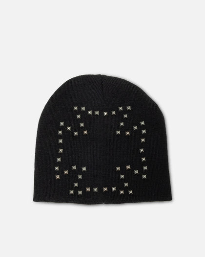 Saint Morta Marked Skully Beanie Off Black