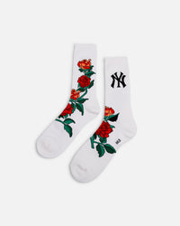 Pro Compression New York Yankees Rose Crew Sock White
