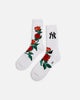 Pro Compression New York Yankees Rose Crew Sock White