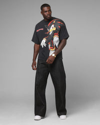 Loiter x Sonic Shadow Jeans Black