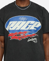 Loiter Rage Racer Vintage T-Shirt Black Wash