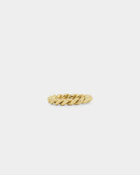 Raising Hell Women's Braided Ring Gold