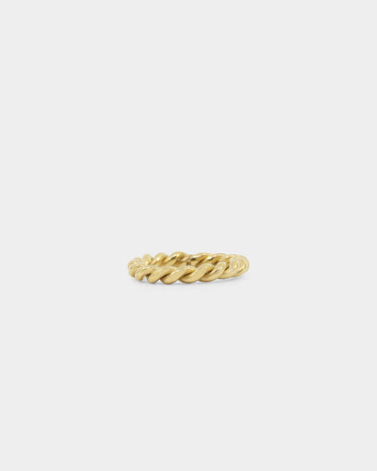 Raising Hell Women's Braided Ring Gold