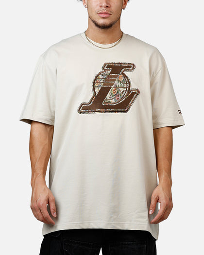 New Era Los Angeles Lakers Upholstery T-Shirt Stone