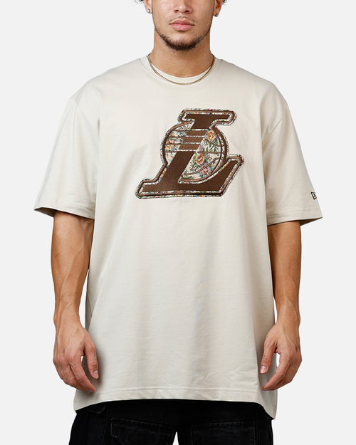 New Era Los Angeles Lakers Upholstery T-Shirt Stone