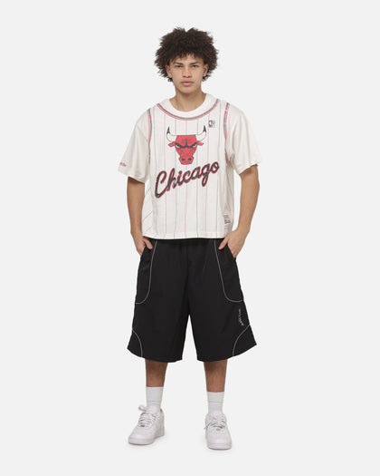 Mitchell & Ness Chicago Bulls Derrick Rose #1 Faux Jersey T-Shirt Vintage White