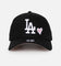 New Era Los Angeles Dodgers 'Pink Satin Hearts' 9FORTY A-Frame Snapback Black/White