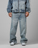 Loiter Track Star Denim Jeans Blue Wash