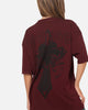 Ed Hardy Sacred Heart T-Shirt Burgundy
