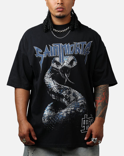 Saint Morta Year Of The Snake Boxy T-Shirt Vintage Black