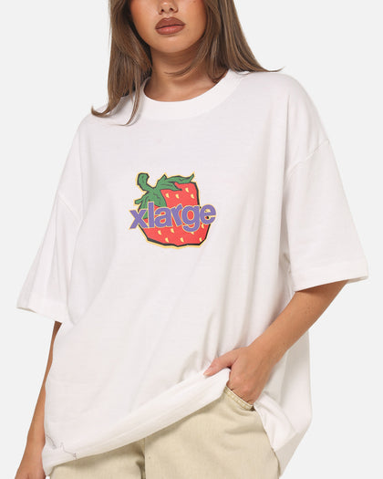 X-Large Strawberry Gorilla T-Shirt White