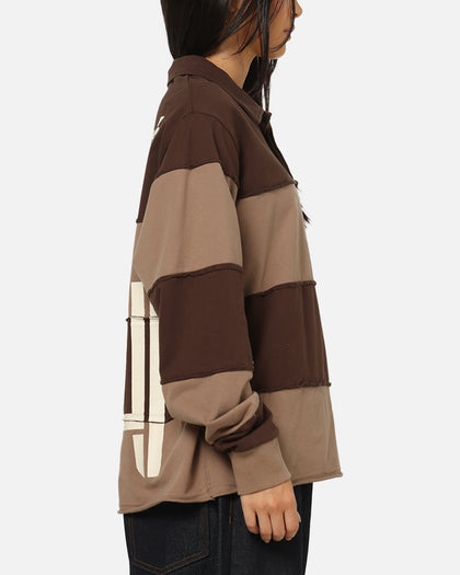 Carre Off Grid Rugby Shirt Brown