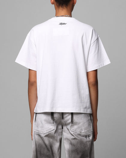 Loiter Boxer Fitted T-Shirt White