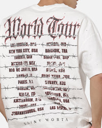 Saint Morta World Tour Boxy T-Shirt Off White