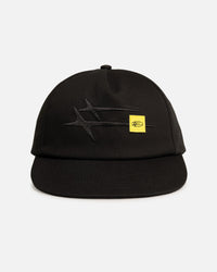 Loiter Hybrid Snapback Cap Black