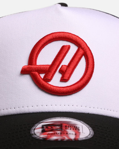 New Era X Haas F1 9FORTY A-Frame Trucker Snapback Black