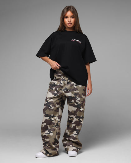 Loiter Jet Stream Chenille T-Shirt Black