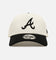 New Era Atlanta Braves 'Easy Chrome Black' 9FORTY A-Frame Snapback Chrome/Black