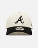 New Era Atlanta Braves 'Easy Chrome Black' 9FORTY A-Frame Snapback Chrome/Black