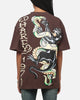 Ed Hardy Panther T-Shirt Brown