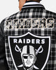 Pro Standard Las Vegas Raiders Pro Prep Plaid Jacket White/Black