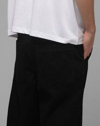 Loiter Double Knee Star Born Jeans Black
