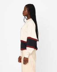 X-Girl Women's College Sweat Crewneck White