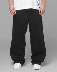 Loiter Double Knee Star Born Jeans Black