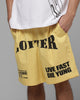 Loiter Impact Walk Shorts Yellow