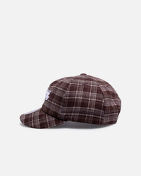 Mitchell & Ness Los Angeles Lakers 'Checked Letter' Legacy Low Profile Snapback Brown