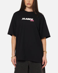 X-Large Flowers T-Shirt Black