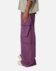 MNML Rave Double Cargo Sweatpants Washed Mauve