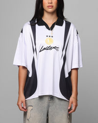 Loiter United Football Jersey White/Black