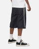 Adidas  Adicolor Jorts Mid-Rise Straight Leg Firebird Shorts Indigo Denim