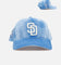 New Era San Diego Padres 'Sky Velvet' 9FORTY A-Frame Snapback Sky Blue