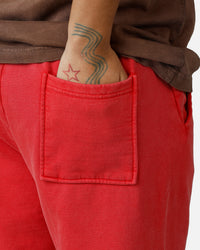 American Thrift Jogger Pants Washed Red