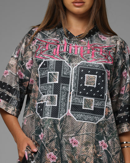 Loiter Hardcore Jersey Real Tree/Pink