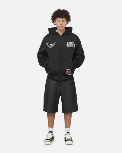 Criminal Damage M Bison Padded Zip Jacket Black
