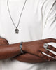 Guess Mainline 14mm Lion Pave Signet Ring Silver