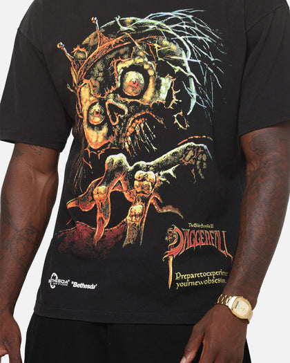 73Studio X Skyrim: The Elder Scrolls Daggerfall T-Shirt Black Acidwash